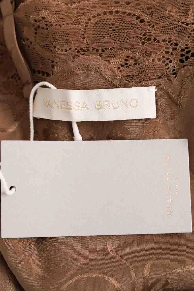 Top sans manche Vanessa Bruno Marron en Synthétique