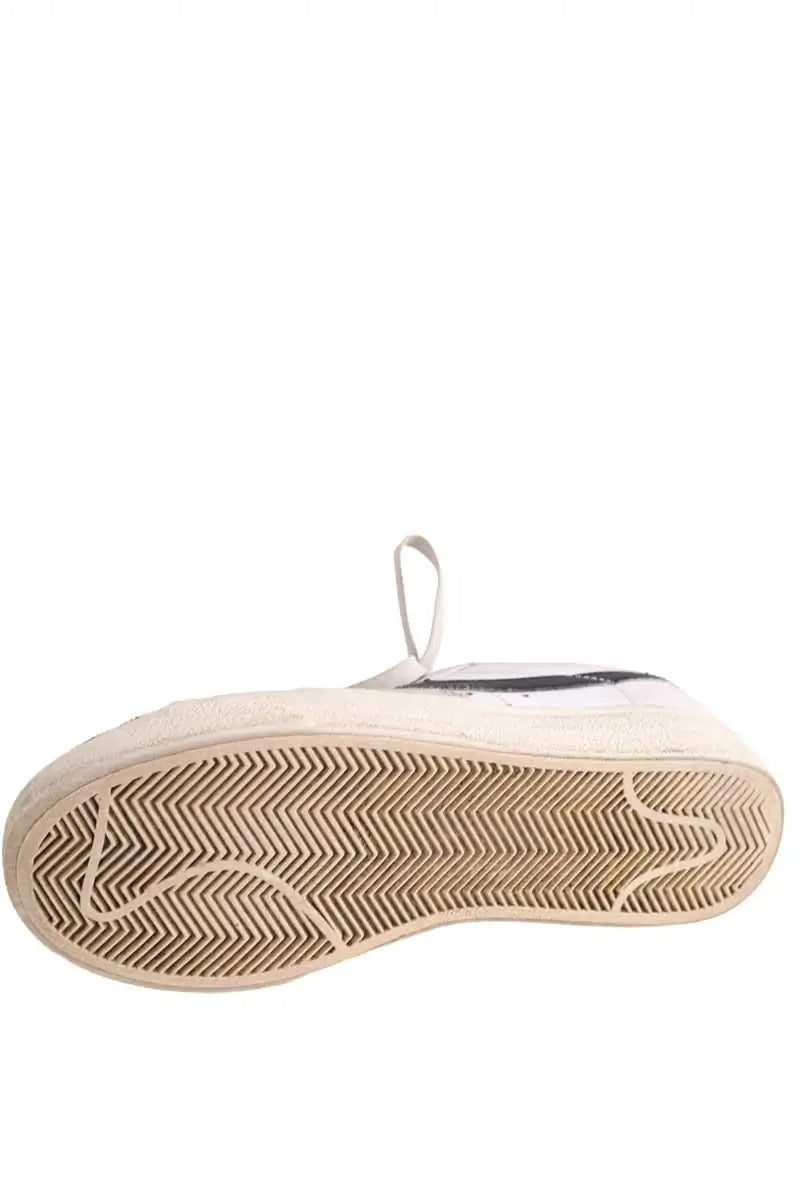 Baskets Nike Blanc en Cuir