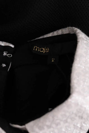 Robe Maje Noir en Synthétique