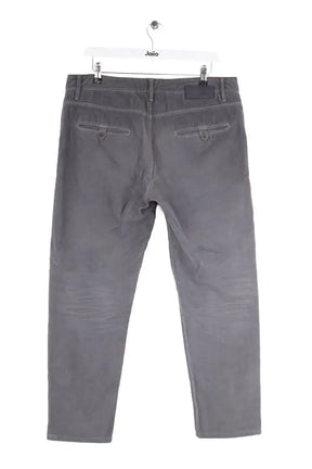 Pantalon droit Fendi Gris en Coton