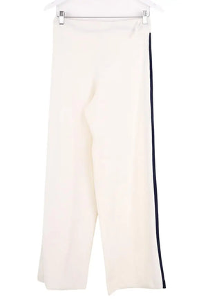 Pantalon droit Parosh Ecru en Viscose