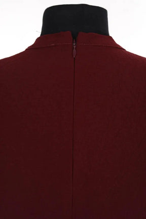Robe Sandro Bordeaux en Synthétique