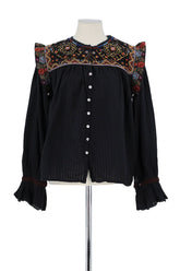 Blouse Antik Batik  Noir