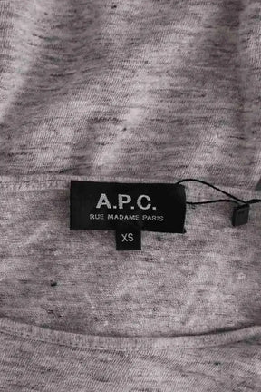 T-shirt APC Gris en Lin
