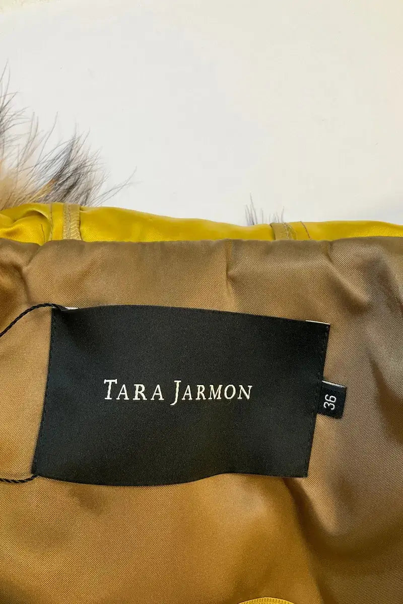 Gilet Tara Jarmon Camel en Synthétique
