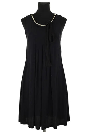 Robe Marella Noir en Synthétique, taille M - Seconde Main