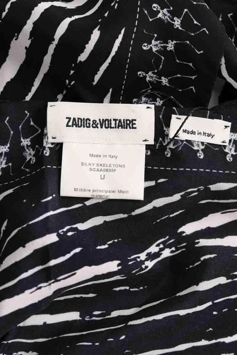 Écharpe Zadig & Voltaire Noir en Soie