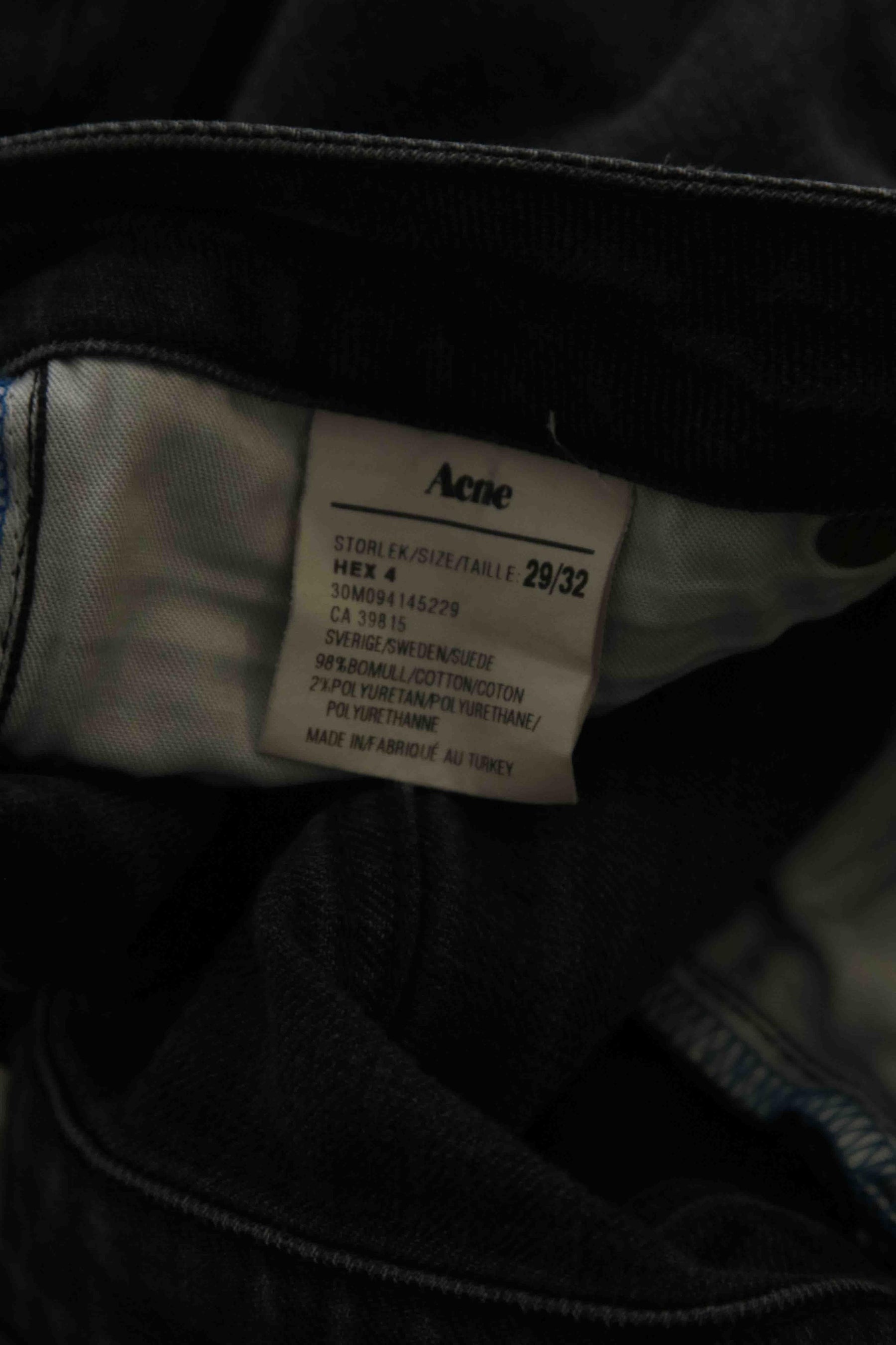 Slim Acne Jeans  Gris