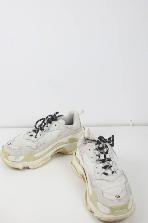Baskets Balenciaga Triple S Blanc