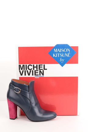Boots Michel Vivien  Bleu