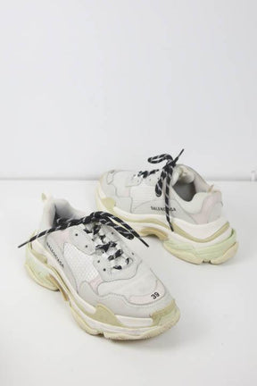 Baskets Balenciaga Triple S Blanc