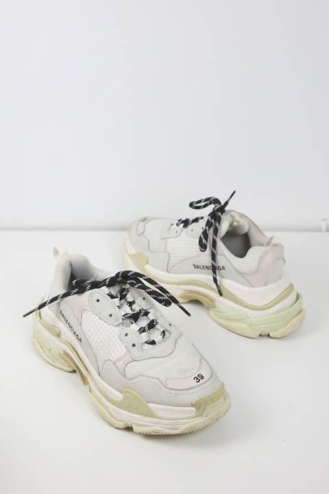 Baskets Balenciaga Triple S Blanc