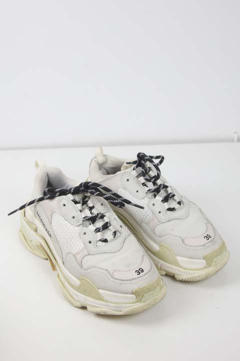 Baskets Balenciaga Triple S Blanc
